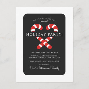 De leuke Partij van de Vakantie van Kerstmis van Uitnodiging Briefkaart