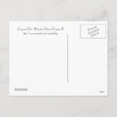 De leuke Roze Vogel van Valentijn Feestdagenkaart (Achterkant)