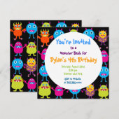 De leuke Sjablonen van de Uitnodiging van de (Voorkant / Achterkant)