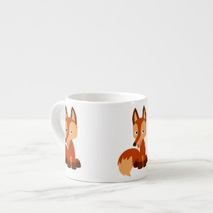 De leuke Sluwe Mok van de Espresso van de Vos van