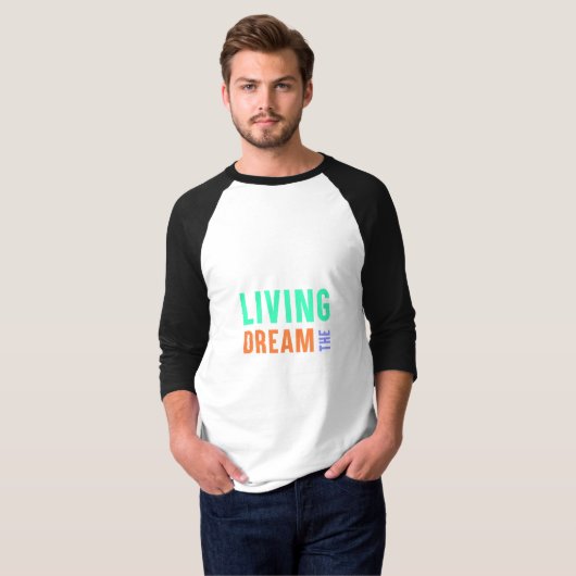 De Levende Droom – Inspirerend Lifestyle Design T-shirt (Voorkant volledig)