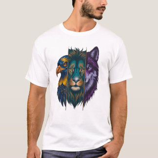 De Levendige Wilde Trio 🐾 | Heren T-Shirt