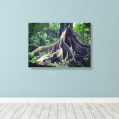 De levensboom canvas afdruk (Insitu (Houten vloer))