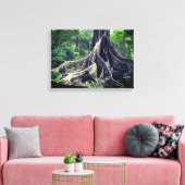 De levensboom canvas afdruk (Insitu (Woonkamer))