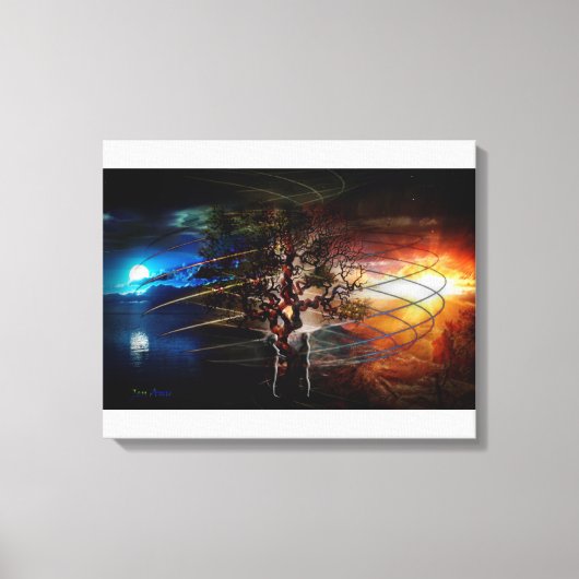 De levensboom canvas afdruk (Voorkant)
