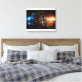 De levensboom canvas afdruk (Insitu (Slaapkamer))