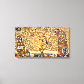 De levensboom | Gustav Klimt | Canvas Afdruk (Voorkant)