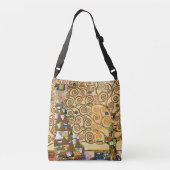 De levensboom | Gustav Klimt | Crossbody Tas (Achterkant)