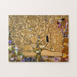 De levensboom van Gustav Klimt Legpuzzel