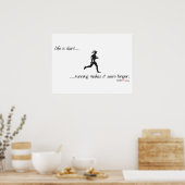 De levensduur is kort. poster (Keuken)