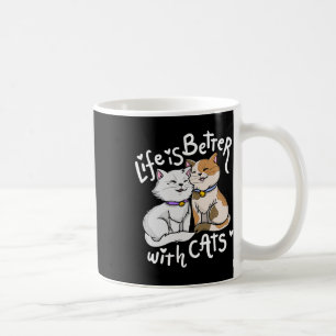 De levensduur van de valentijnse kattenklep is bet koffiemok