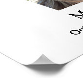 De levensviering 16x20 rouwposter poster (Hoek)