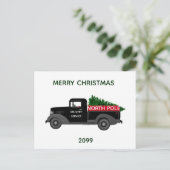 De levering van de Noordpool  de Kerstmis van de V Briefkaart (Staand voorkant)