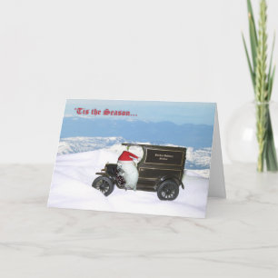 De Levering van de Vakantie van de kaketoe Feestdagen Kaart