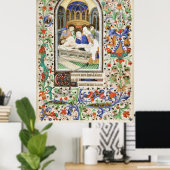 De Levis Book of Hours, Illustration 14 Poster (Thuiskantoor)