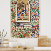 De Levis Book of Hours, Illustration 15 Poster (Keuken)