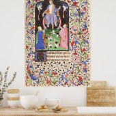 De Levis Book of Hours, Illustration 16 Poster (Keuken)