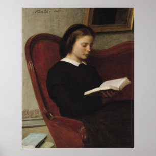 De lezer, 1861 poster