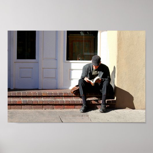 De lezer in Santa Fe Poster (Voorkant)