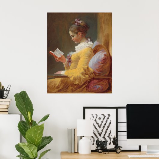 De lezer poster (Thuiskantoor)