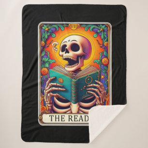 De lezer Tarot Kaart Sherpa Deken