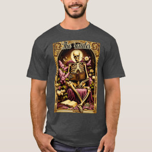 De lezer tarot skelet t-shirt