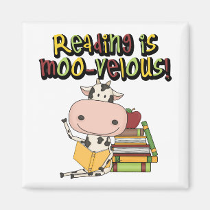 De lezing is moo-Velous Magneet