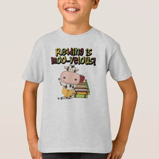 De lezing is moo-Velous T-shirt (Voorkant)