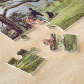 De Libanese cedar-boom in het Arboretum, Kew Garde Legpuzzel (Zijkant)