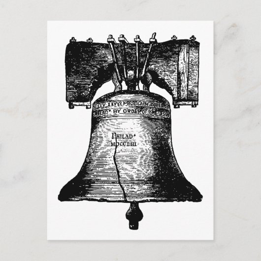 De Liberty Bell Briefkaart (Voorkant)