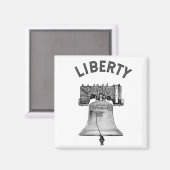 De Liberty Bell Magneet (Voorkant / Achterkant)