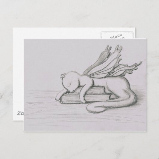 De Librarian Briefkaart (Voorkant / Achterkant)