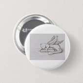 De Librarian Ronde Button 5,7 Cm (Voorkant /achterkant)