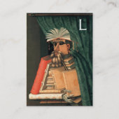 DE LIBRARISCHE MONOGRAM VISITEKAARTJE (Achterkant)