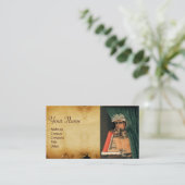 DE LIBRARISCHE MONOGRAM VISITEKAARTJE (Staand voorkant)