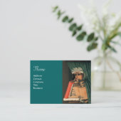 DE LIBRARISCHE MONOGRAM VISITEKAARTJE (Staand voorkant)