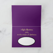 De licht Gevulde Kaart van de Chanoeka (Binnen)