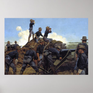 De lichte artillerie Utah van Keith Rocco Print