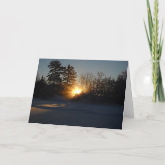 De Lichte Stralen van de Zonsopgang van januari Kaart