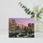 De Lichten van de Nacht van Los Angeles Briefkaart (Staand voorkant)