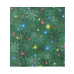 De Lichten van de Sneeuw van Kerstmis Notitieblok