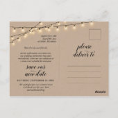 De Lichten van het koord, Kraft, de Liefde is gedu Briefkaart (Achterkant)