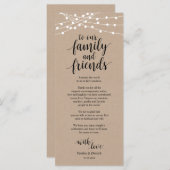 De lichten van het koord, Zwarte Plaats die Dank u Programma (Voorkant / Achterkant)