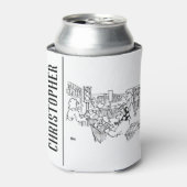 De Lichten van het Verkeer van de verkeerscontrole Blikjeskoeler (Blikje Voorkant)