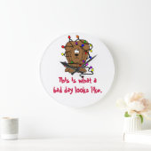 De Lichten van Kerstmis gekscheren de Grappige Grote Klok (Huis)