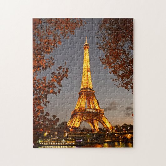 De lichten van La Tour Eiffel - Parijs Puzzel (Verticaal)