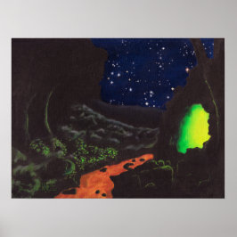 De lichtgevende grot: poster