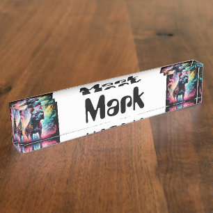 De lichtgevende Sentinel: een holografisch Staffor Naambordje