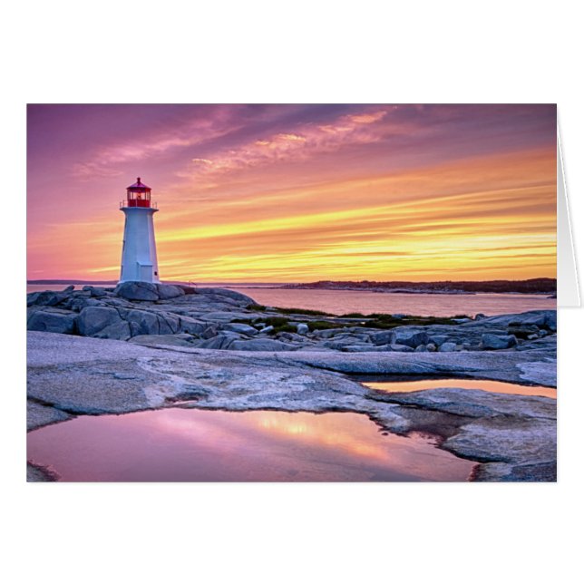 De lichthouder | Peggy's Cove (Voorkant Horizontaal)