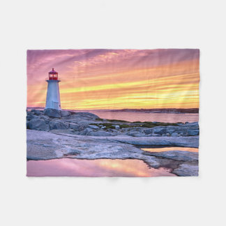 De lichthouder | Peggy's Cove Fleece Deken